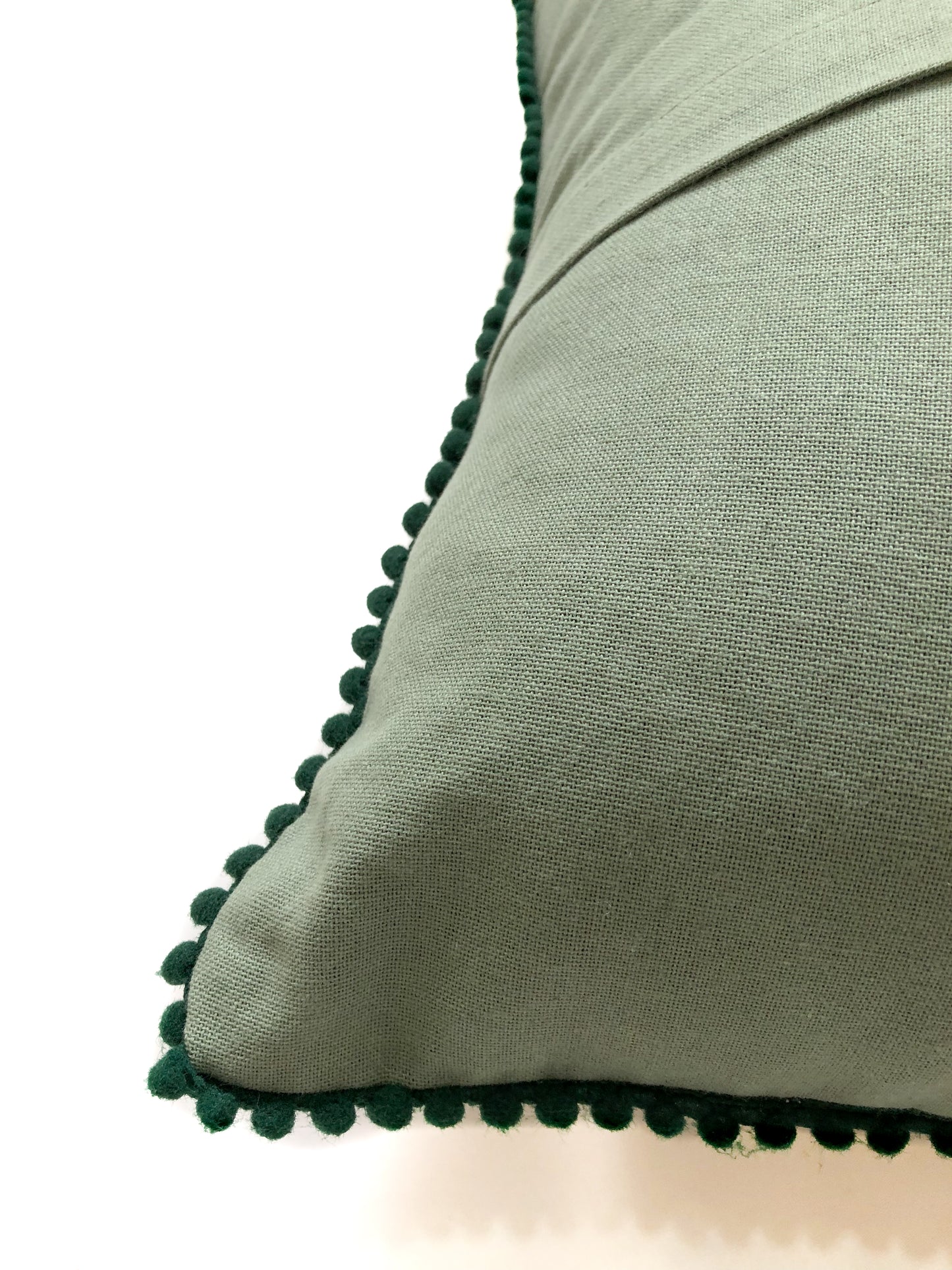 Maad Palm Print Cotton Cushion Cover
