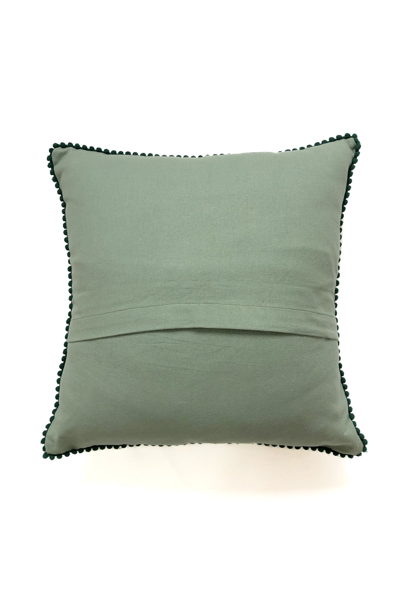 Maad Palm Print Cotton Cushion Cover
