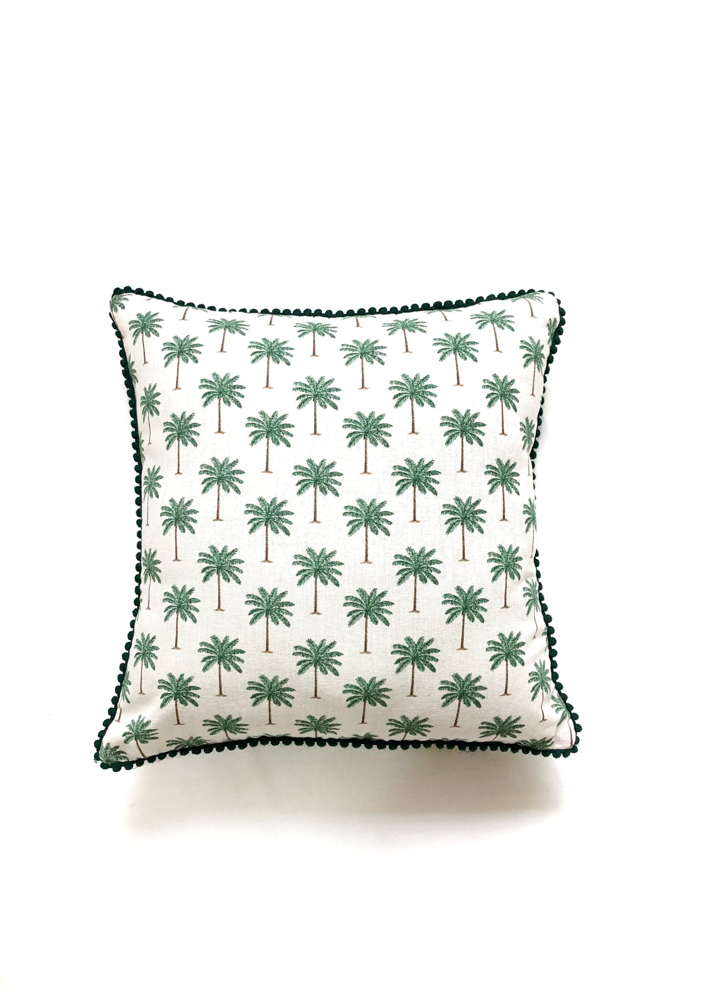 Maad Palm Print Cotton Cushion Cover