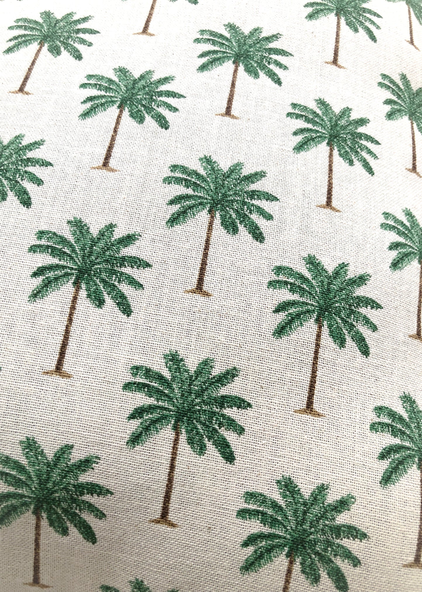 Maad Palm Print Cotton Cushion Cover