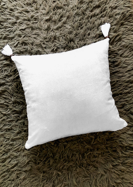 Coconut Cove Solid Velvet Cushion Cover
