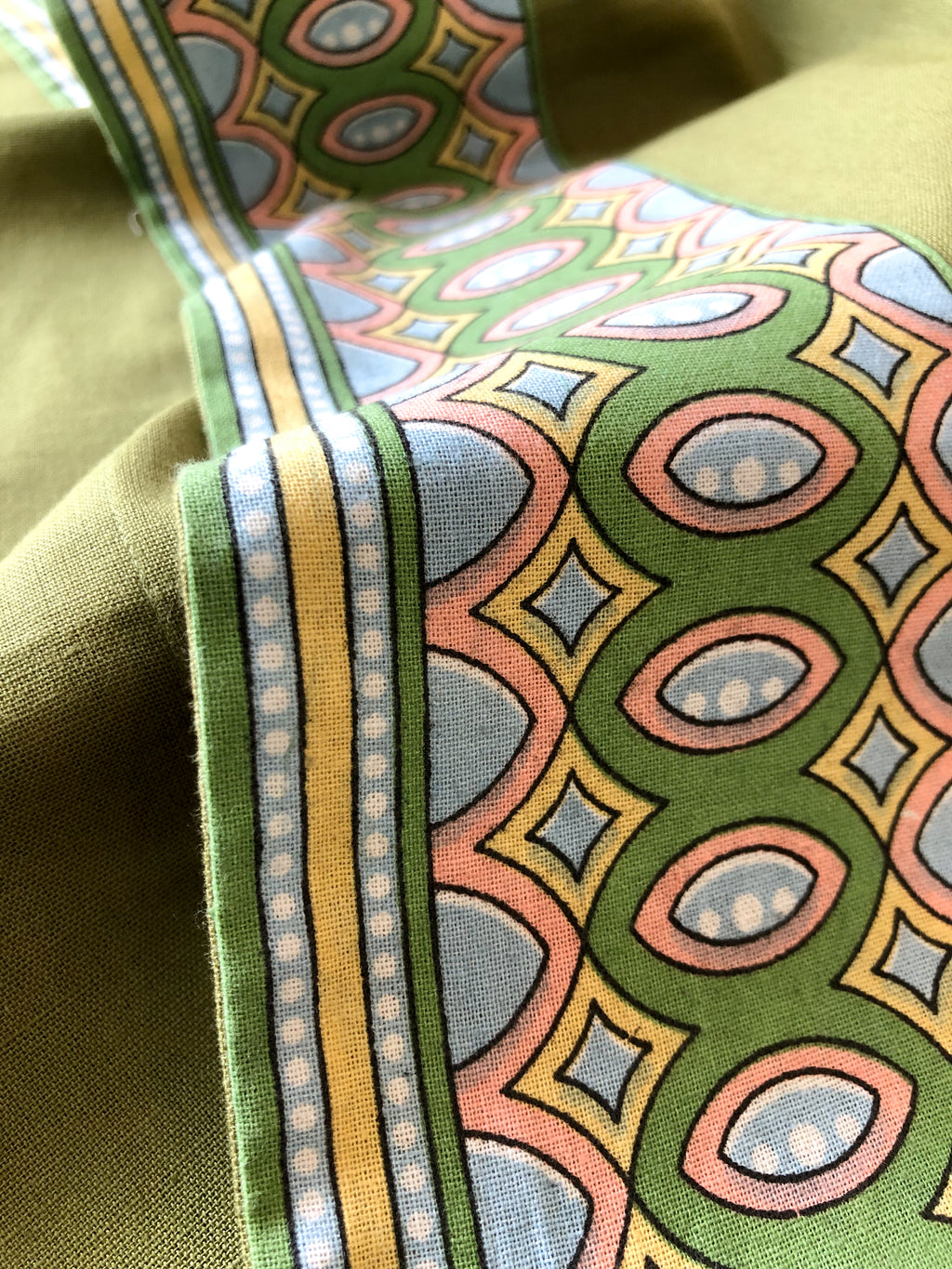 Cornerstone Block Printed Table Runner
