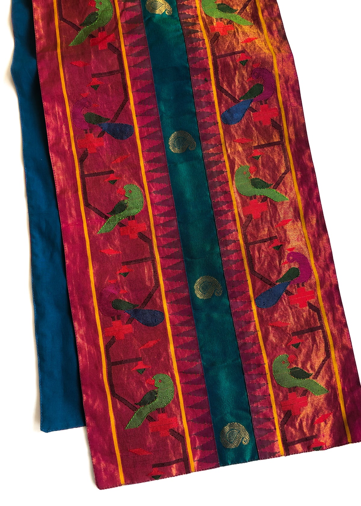 Neela Baagh Silk Table Runner
