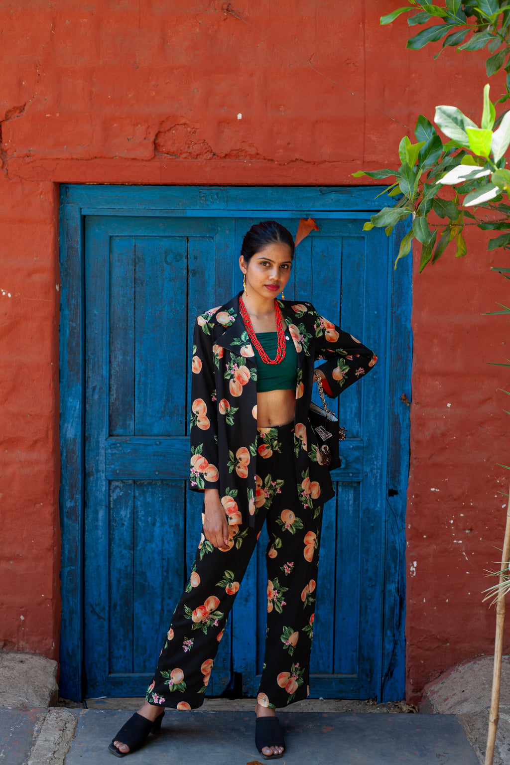 Peach Fuzz Printed Co-ord Set