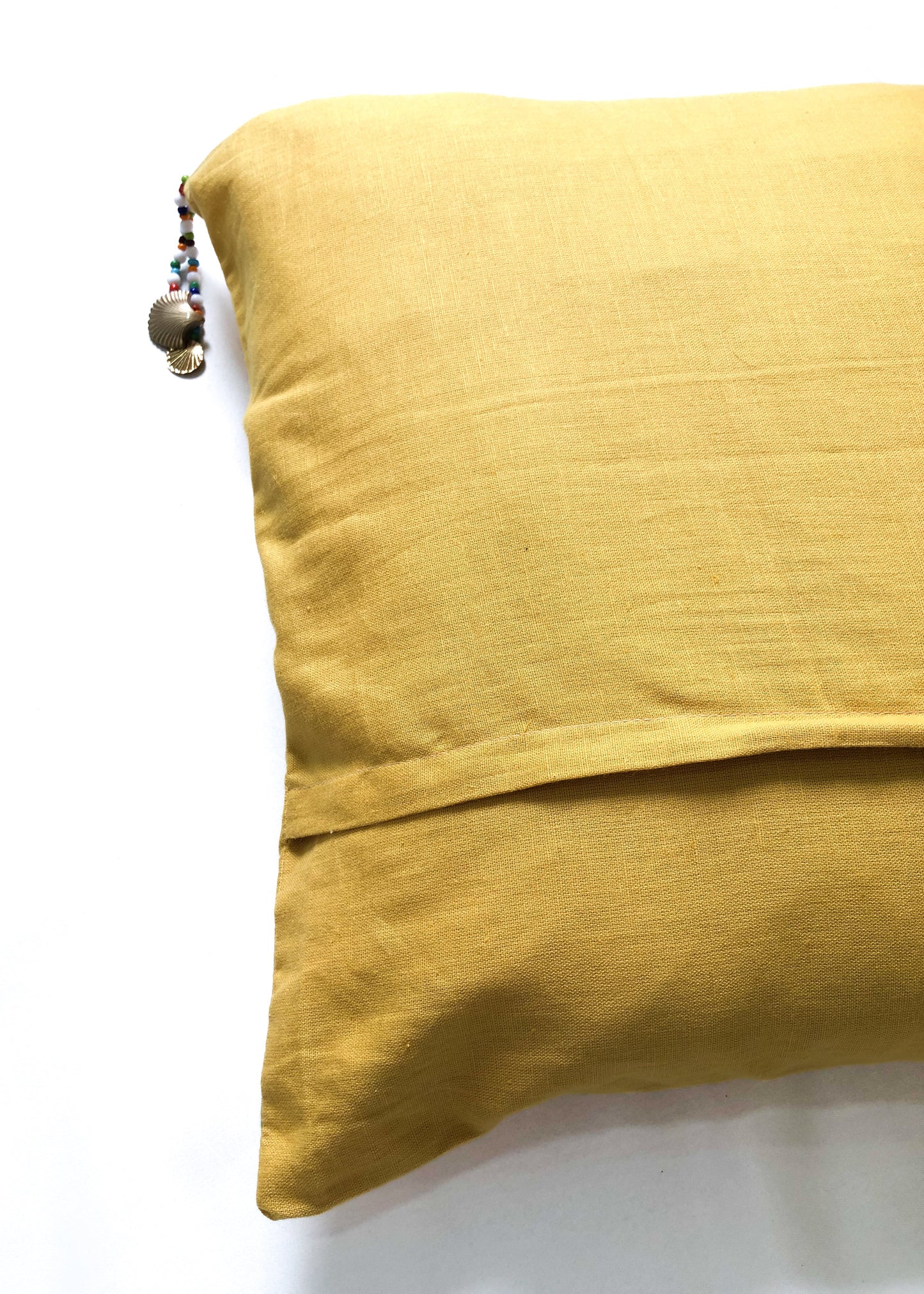 Sunset Sands Cotton-Linen Solid Shell Cushion Cover