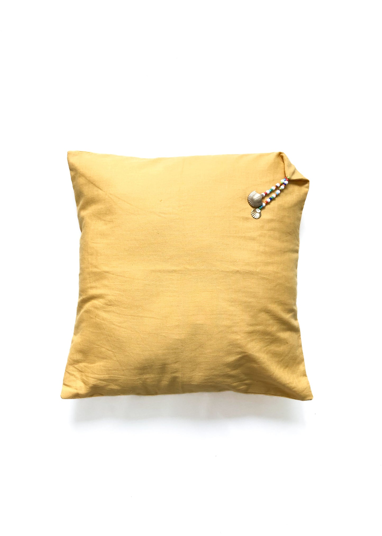 Sunset Sands Cotton-Linen Solid Shell Cushion Cover