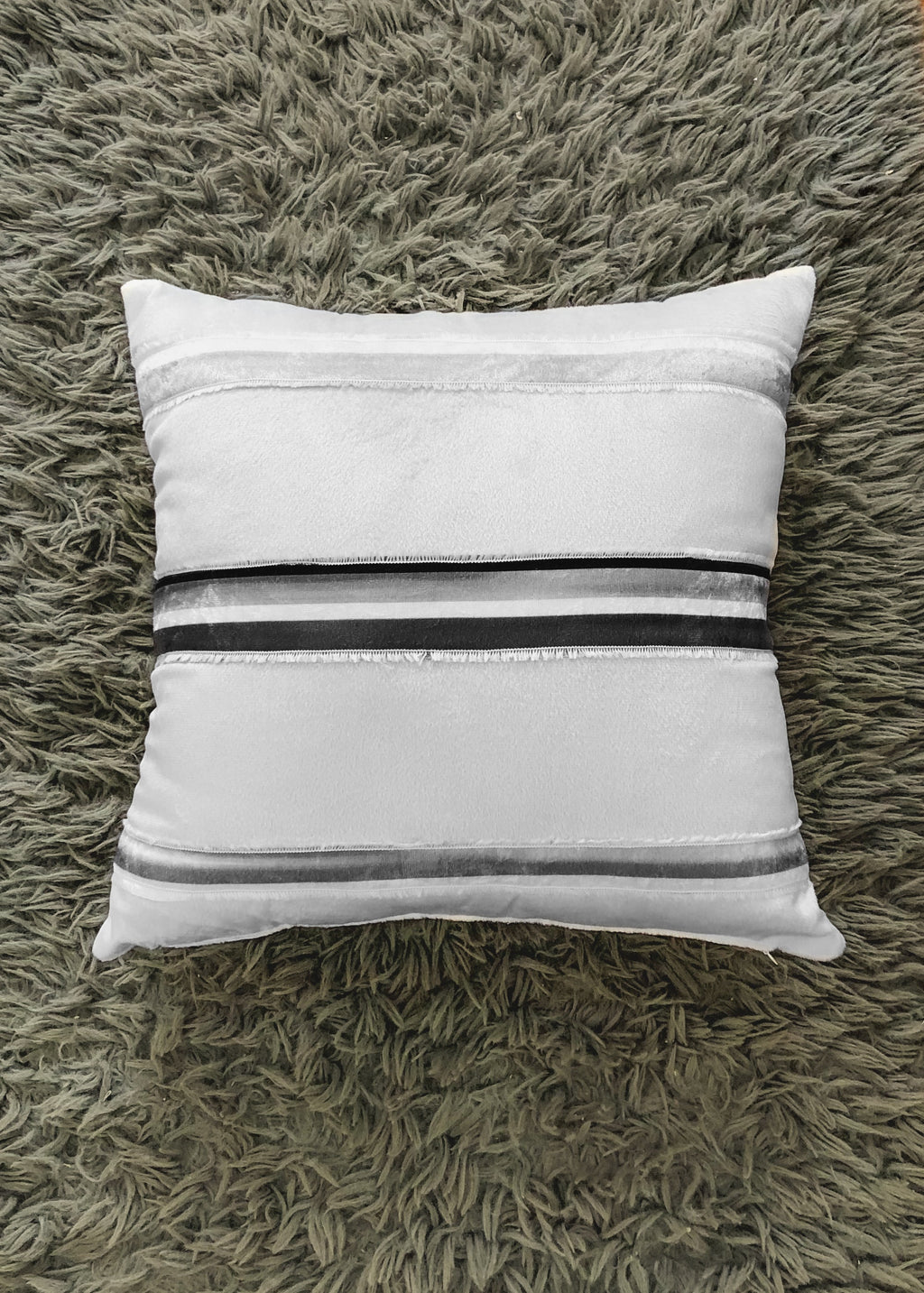 Tangled Stripes Velvet Cushion Cover