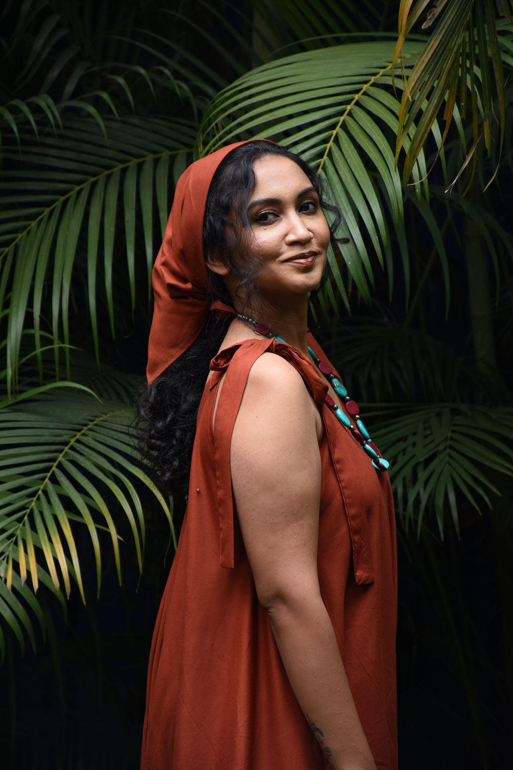 Tie-Shoulder Jumpsuit