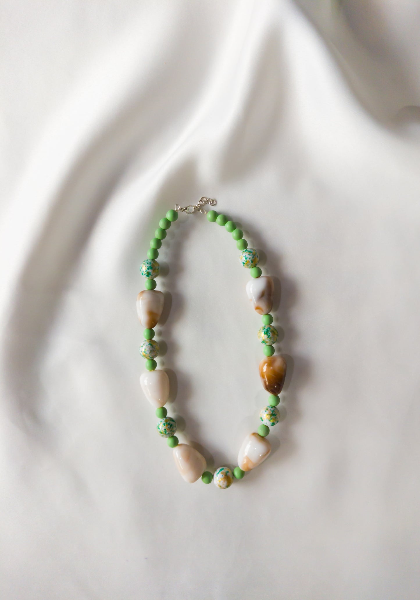 Marble Beaded Necklace